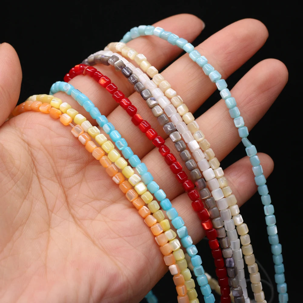 Natural Stone Sea Shell Multi-color Loosely Spaced Beads Can Be Used For DIY Bracelets, Necklaces, Earrings, Jewelry Making