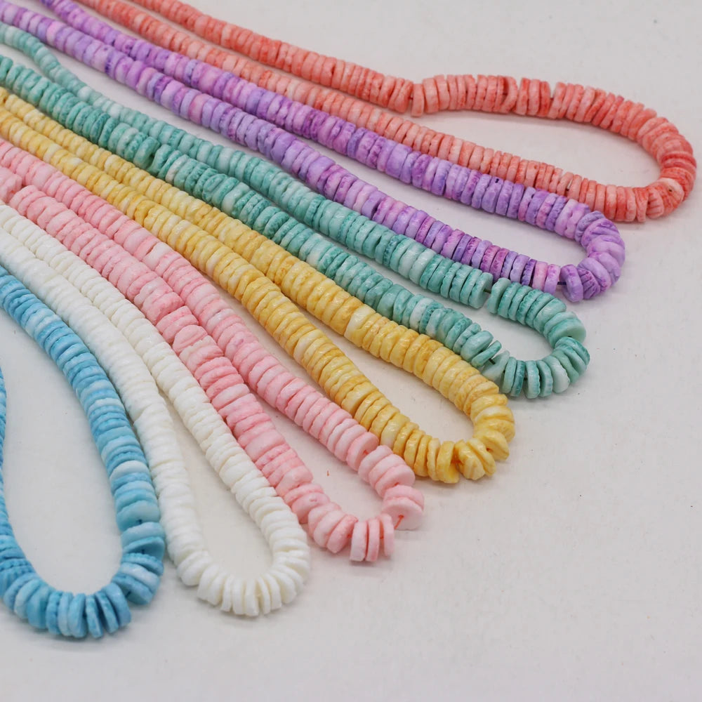 Natural Mother Of Pearl Shell Isolation Beads For Jewelry Making DIY Necklace Bracelet Earring Handiwork Sewing Craft Accessory