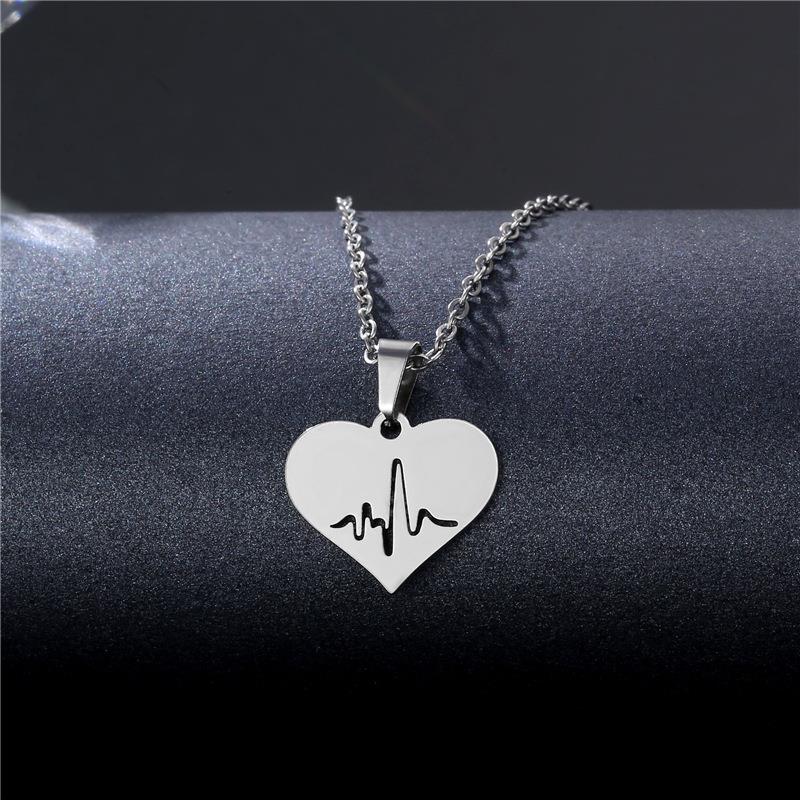 Lightning Pendant Necklace Chain 304 Stainless Steel Necklace for Women Men Party Ornament Jewelry Gift - Charlie Dolly