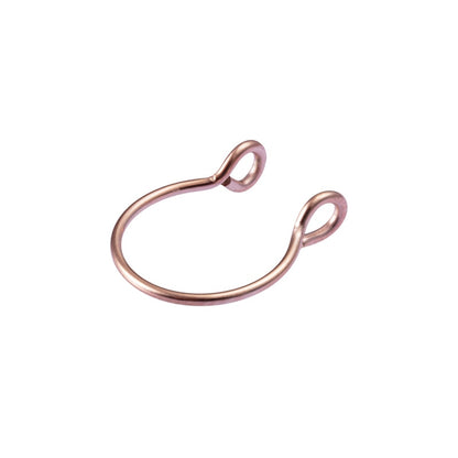 1-5pcs New Fake Nose Piercing Fake Nose Ring Hoop Septum Rings Surgical Steel Colorful Fake Piercing Nose Piercings Jewelry 20G