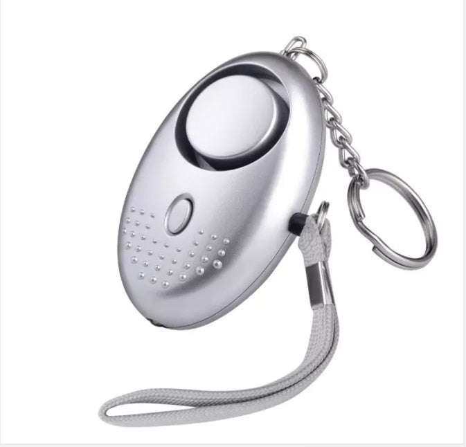 Portable Self Defense 130dB Anti Aggression Personal Security Alarm Keychain LED Lights Emergency Safety For Women - Charlie Dolly