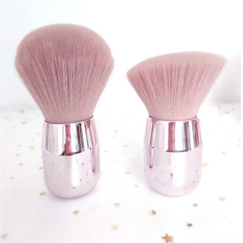 1PC Pink Powder Makeup Brushes Large Head Make Up Brush Mushroom Head Makeup Brush Beauty Brushes For Face Foundation  Blush - Charlie Dolly