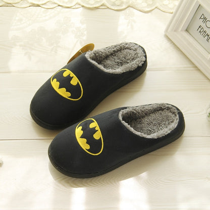 Home Slippers Women Lovers Men Plus Size 45 Fur Slippers Flock Short Plush Warm Funny Slippers Indoor Winter shoes