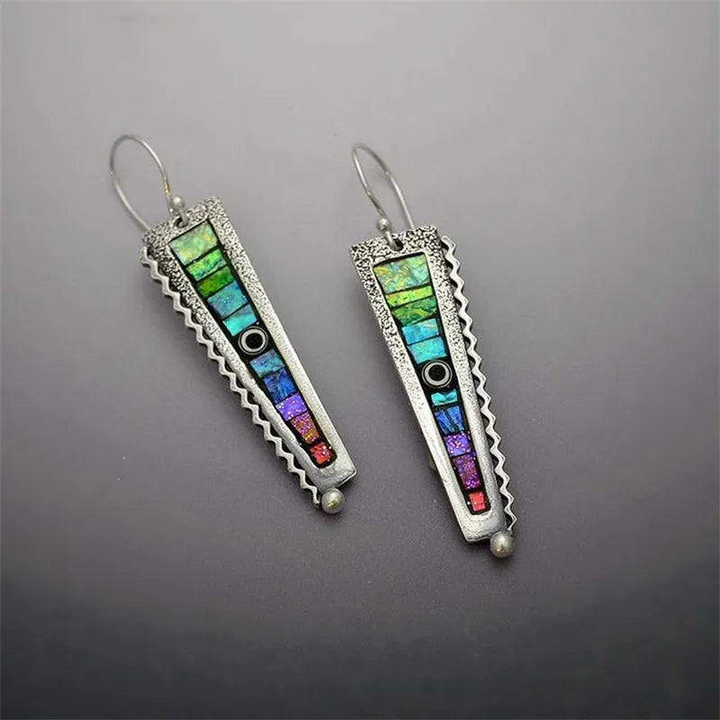 Boho Tropical Green Enamel Coconut Leaf Pearl Drop Earrings For Women Jewelry Statement Brincos Gold Dangle Earings Mujer Bijoux