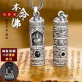 Handmade Necklace Nepal Buddhist Buddha Pendant Necklace Eight Guardian God Projection Pendant Necklace Men's and Women's Jewelr - Charlie Dolly