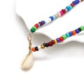 Wish Card Bohemia Shell Pendant Necklace Double Layers Colorful Miyuki Beads Long Chain Statement Necklace Collier Bijoux EY6556 - Charlie Dolly