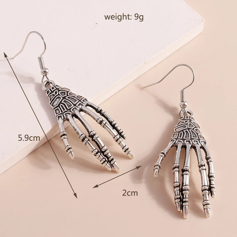 Aihua Fashion Halloween Earrings Enamel Ghost Pumpkin Skeleton Mummy Bat Drop Earrings For Women Halloween Night Party Jewelry - Charlie Dolly