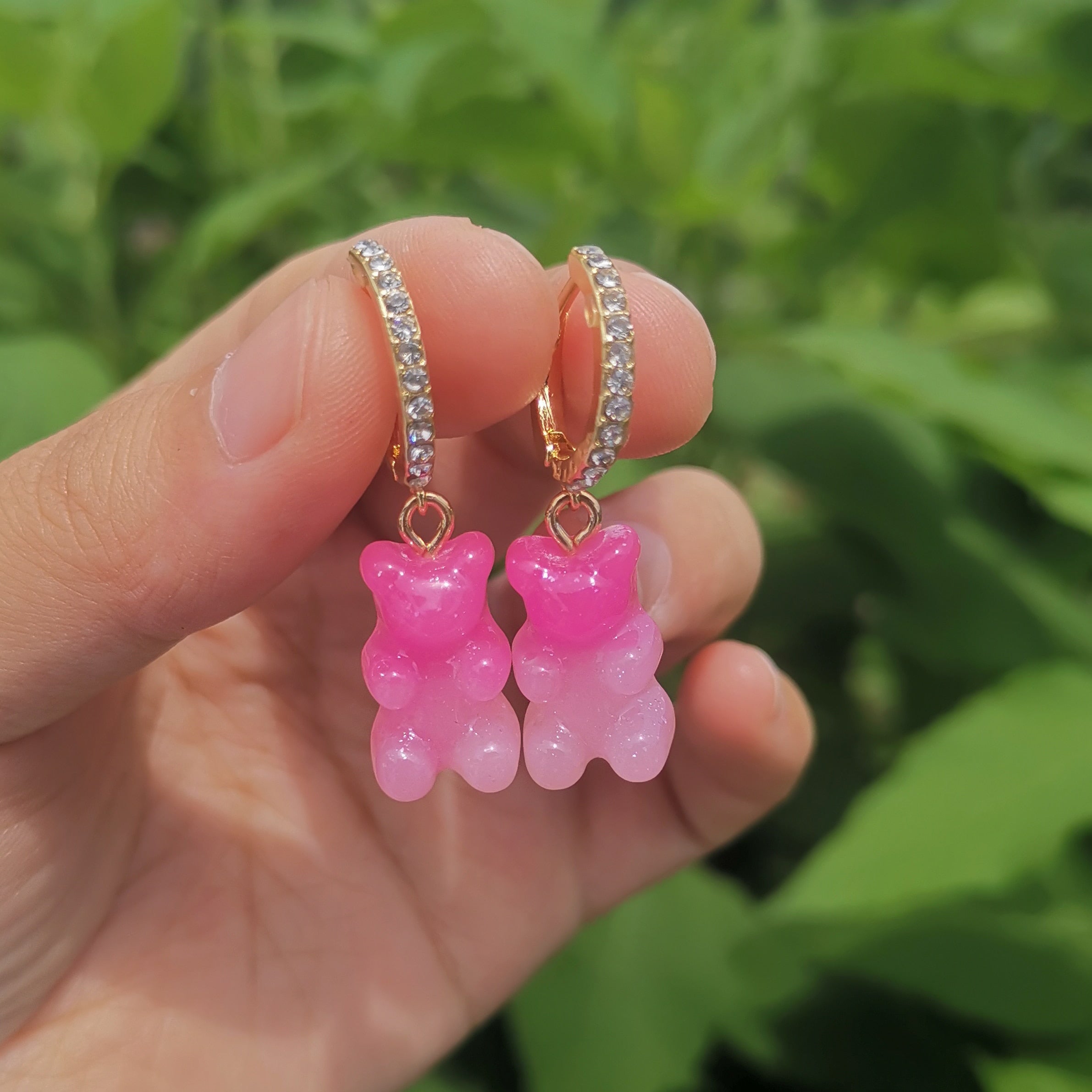 Lost Lady Cute Candy Color Animal Bear Dangle Earrings Lovely Cartoon Earrings for Girls Women Children Birthday Gift Jewelry - Charlie Dolly