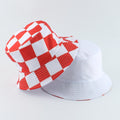 2021 New Fashion Korean Pink Cow Print Bucket Hat Women Reversible Fishing Cap Bob Chapeau Autumn Summer - Charlie Dolly