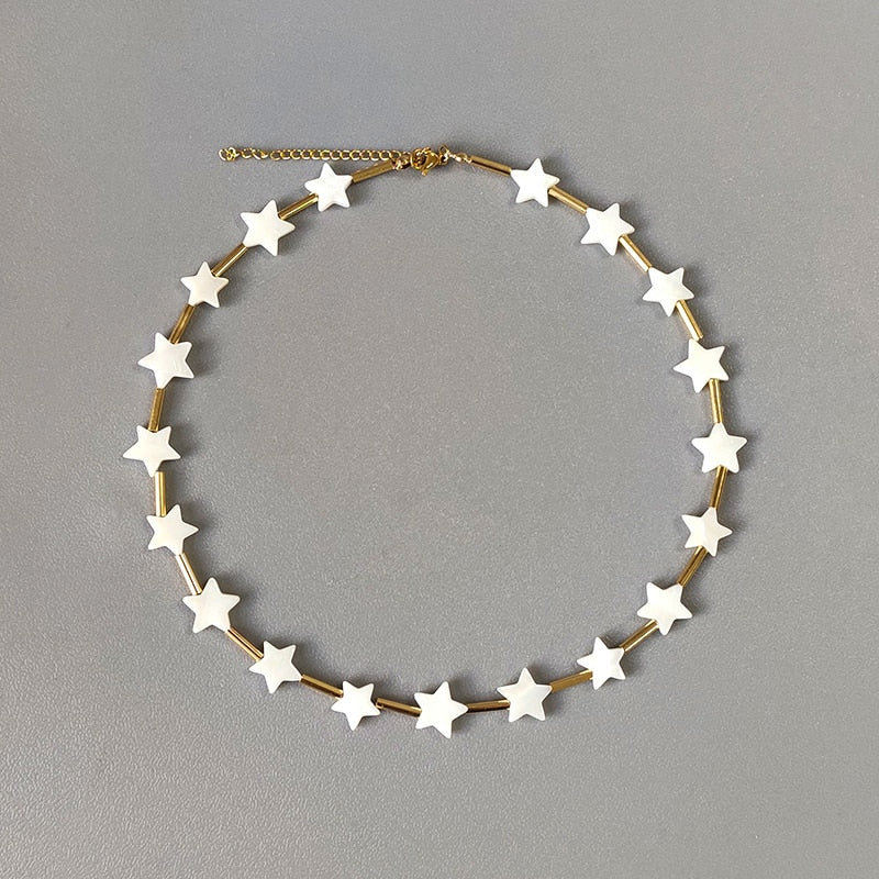 Dongmu Jewellery 2022 Bohemian Style Fashion Original Handmade Beach Shell Lady Necklace Alloy Pendant Exquisite Jewelry - Charlie Dolly