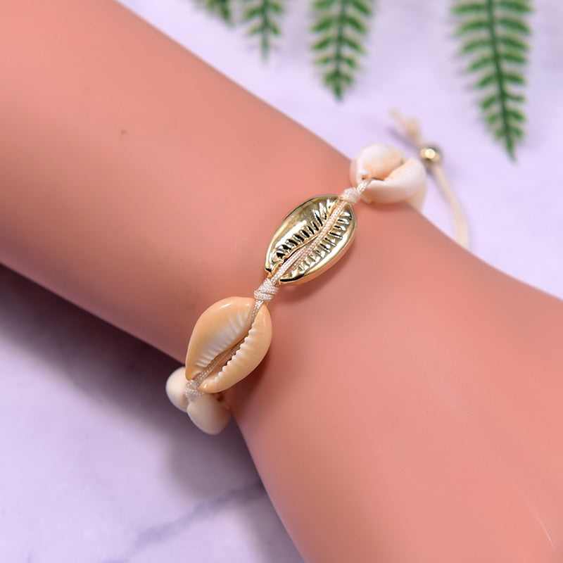 Natural Puka Shell Choker for Women Fashion Boho Collares Necklace Handmade Adjustable Wholesale Femme Accessories - Charlie Dolly