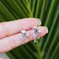 Cute Frog Earrings For Women Girls Animal Gothic Stud Earrings Piercing Female Korean Jewelry Brincos - Charlie Dolly