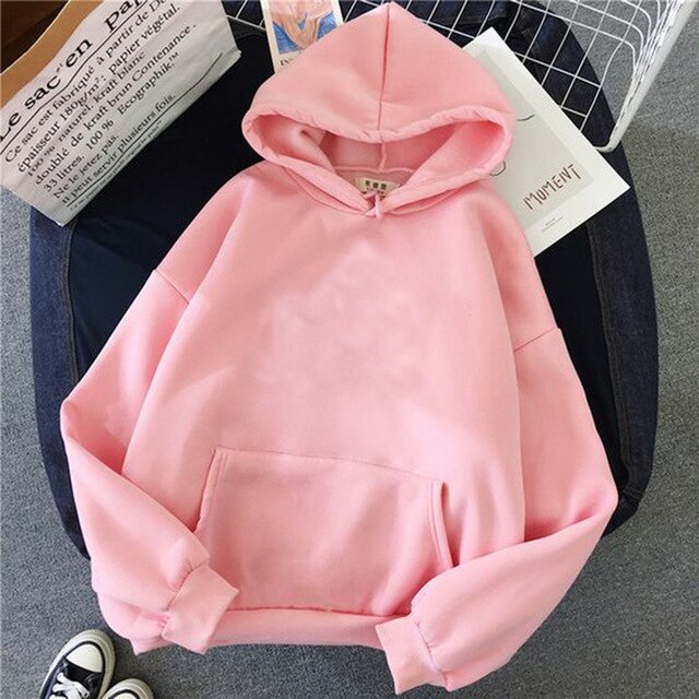 the cat hoodie women fashion kawaii korean harajuku Sweatshirt pink female 90s cartoon clothes female hood Oversized Charlie Dolly