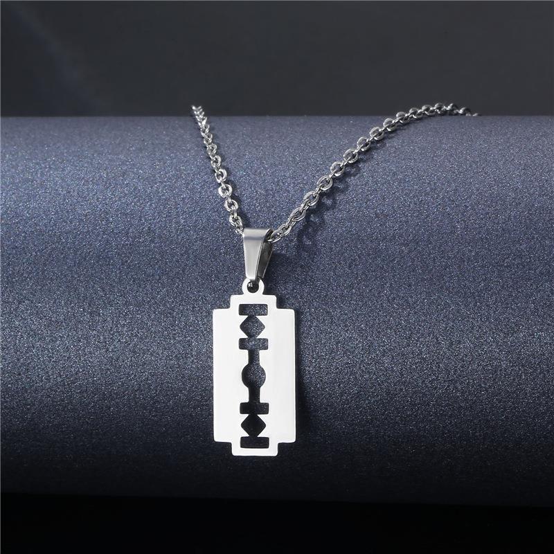 Lightning Pendant Necklace Chain 304 Stainless Steel Necklace for Women Men Party Ornament Jewelry Gift - Charlie Dolly