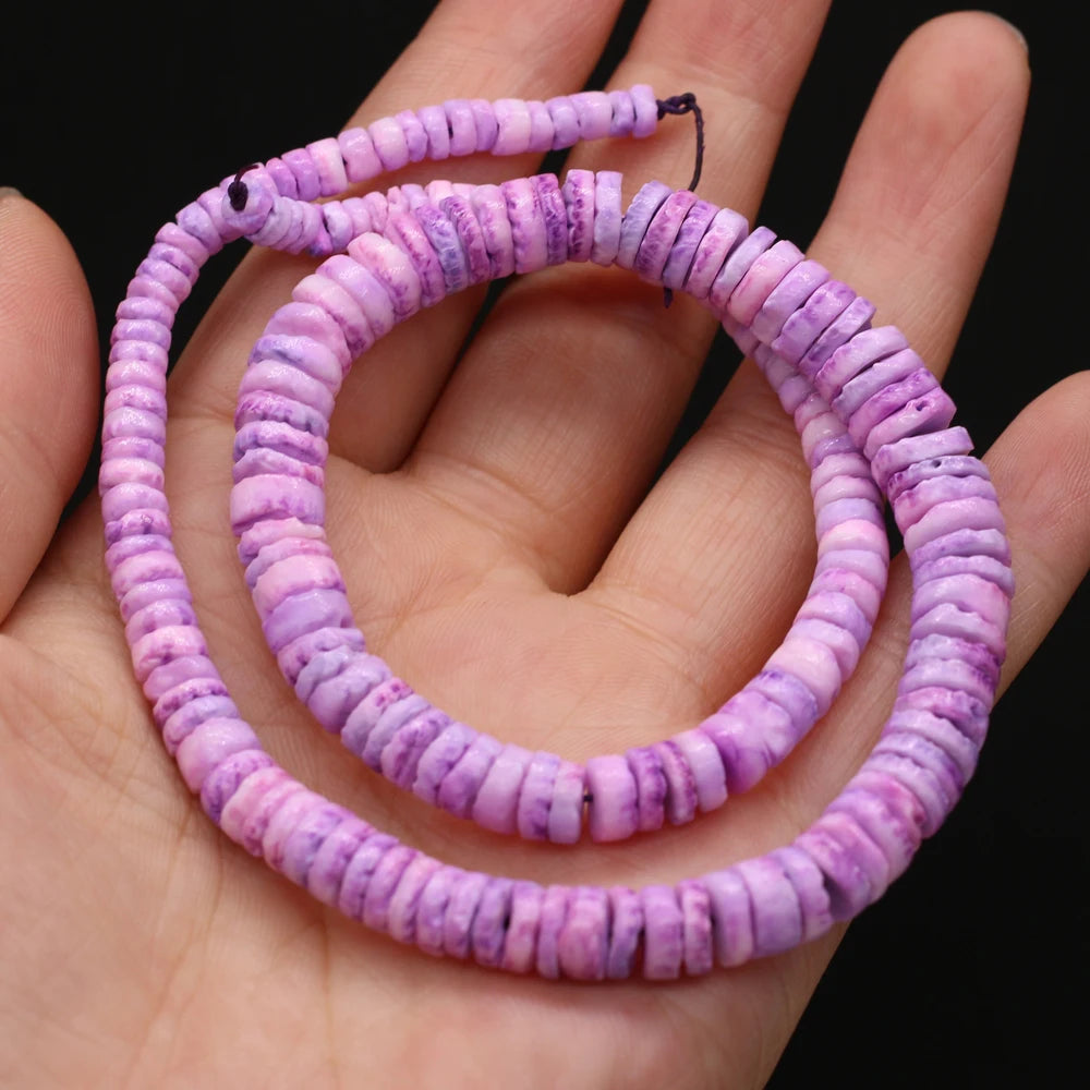 Natural Mother Of Pearl Shell Isolation Beads For Jewelry Making DIY Necklace Bracelet Earring Handiwork Sewing Craft Accessory