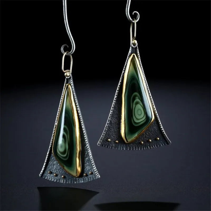 Boho Tropical Green Enamel Coconut Leaf Pearl Drop Earrings For Women Jewelry Statement Brincos Gold Dangle Earings Mujer Bijoux