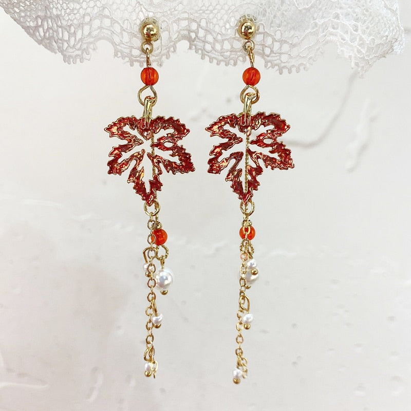 MENGJIQIAO New Elegant Metal Flower Cute Cat Dangle Earrings For Women Brincos Temperament pendientes mujer Holiday Jewelry - Charlie Dolly