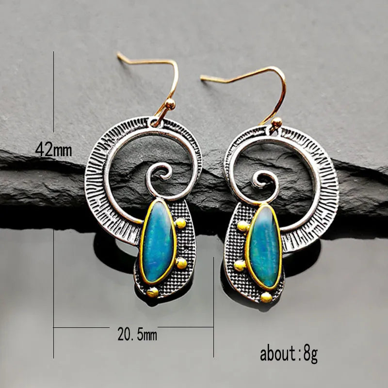 Boho Tropical Green Enamel Coconut Leaf Pearl Drop Earrings For Women Jewelry Statement Brincos Gold Dangle Earings Mujer Bijoux