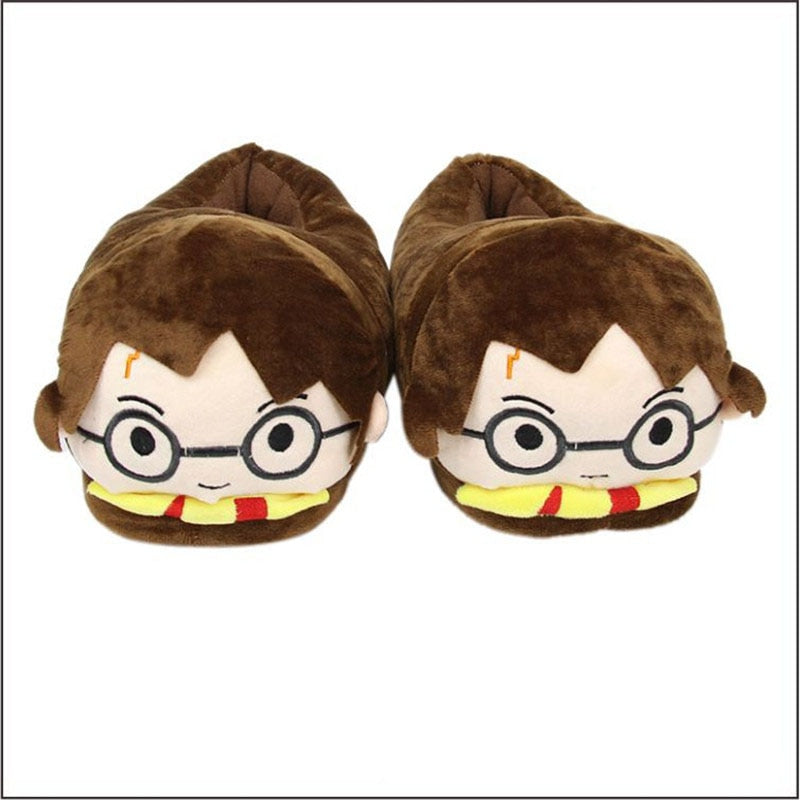 2020 Winter Plush Slippers Women&#39;s Soft Warm House Flat Slides Ladies Cute Cartoon Shoes Bedroom Non-Slip Home Snug Sneakers - Charlie Dolly