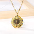 You Are My Sunshine Sunflower Necklaces Pendant For Women Gold Color Daisy Choker Necklaces Charm Jewelry Gift trending products - Charlie Dolly