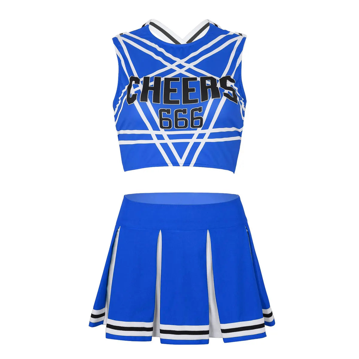 Women Femme Girls Japanese Schoolgirl Cosplay Uniform Adult Charming Cheerleader Sexy Costumes Set Halloween Roleplay Outfits - Charlie Dolly