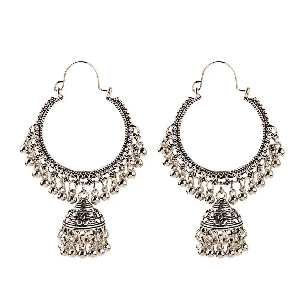 Pendientes Kolczyki Earrings For Women Hanging Earring Boho Accessories For Jewelry Indian Jhumka Ear Rings Beads Pearl Brinco