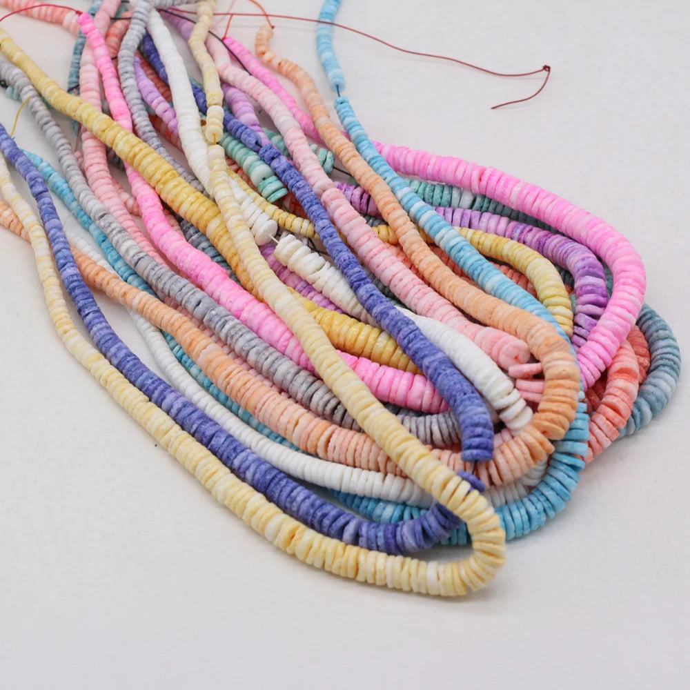 Natural Mother Of Pearl Shell Isolation Beads For Jewelry Making DIY Necklace Bracelet Earring Handiwork Sewing Craft Accessory