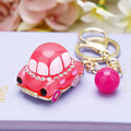 XDPQQ Hot-selling Small Commodity Car Hair Keychain Metal Korean Female Bag Pendant Keychain Ring - Charlie Dolly