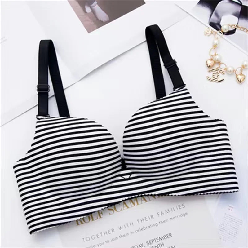Seamless Bra Women Push Up Wire Free Adjustable Bralette Sexy Bras Straps Bright Summer Lingerie Bras Breathable Underwear - Charlie Dolly