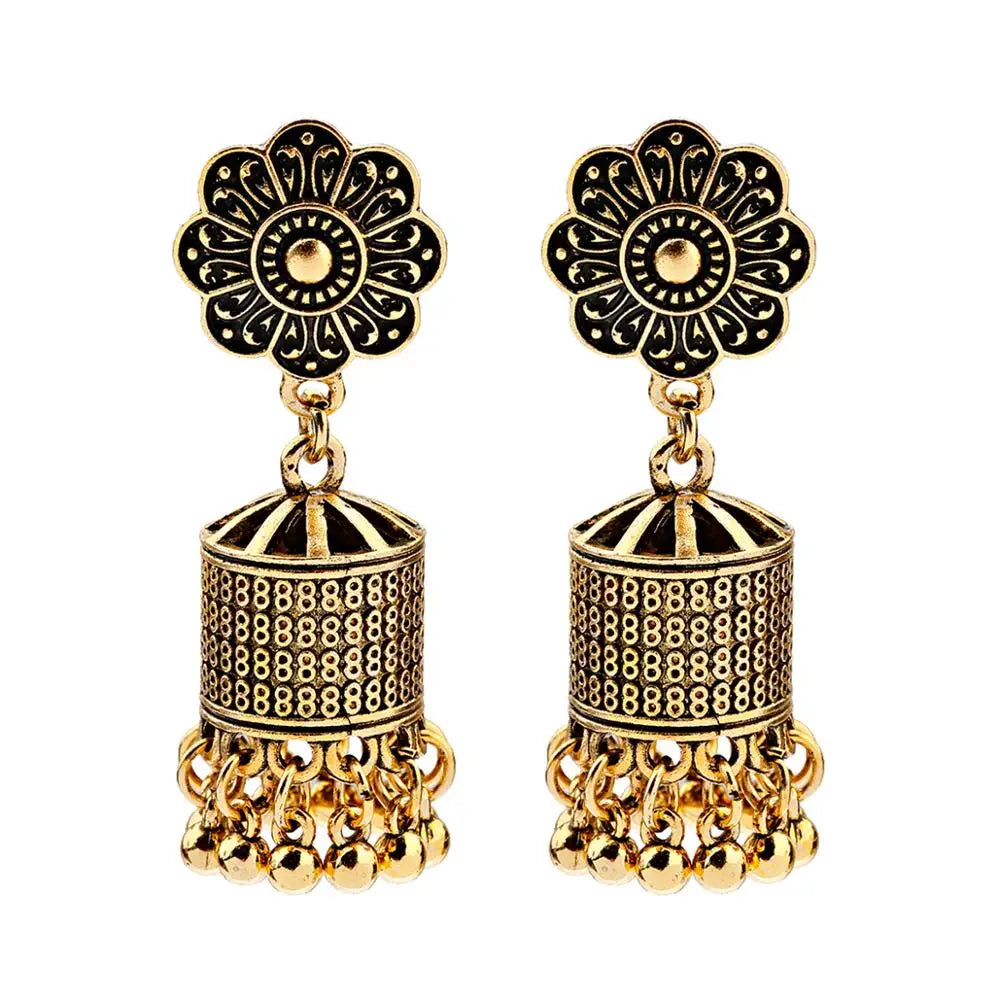 Pendientes Kolczyki Earrings For Women Hanging Earring Boho Accessories For Jewelry Indian Jhumka Ear Rings Beads Pearl Brinco