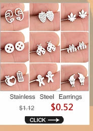 Jisensp Fashion Earing Classic Hollow Vintage Animal Bird On A Branch Stud Earring for Women Party Bijoux Boho Earring Pendiente