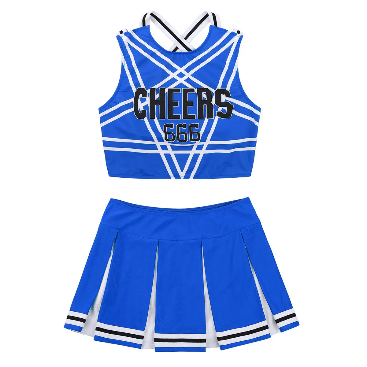 Women Femme Girls Japanese Schoolgirl Cosplay Uniform Adult Charming Cheerleader Sexy Costumes Set Halloween Roleplay Outfits - Charlie Dolly