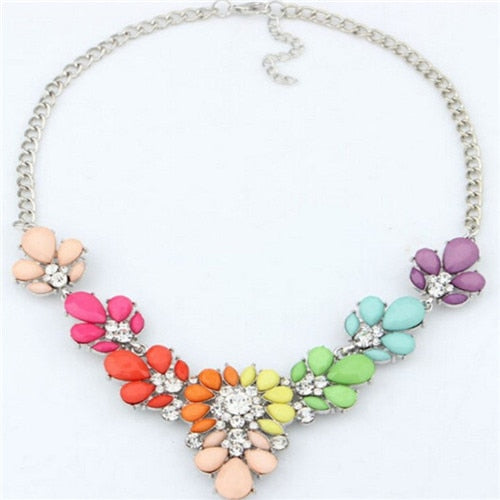 Vintage Jewelry Wholesale Gem Choker Necklace Woman Charm Statement Retro Necklaces &amp; Pendants Gift - Charlie Dolly