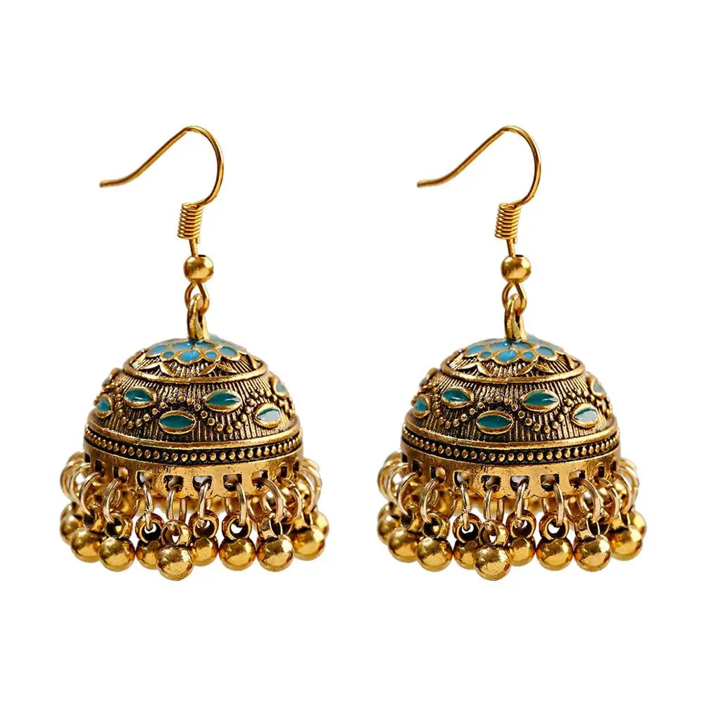 Pendientes Kolczyki Earrings For Women Hanging Earring Boho Accessories For Jewelry Indian Jhumka Ear Rings Beads Pearl Brinco