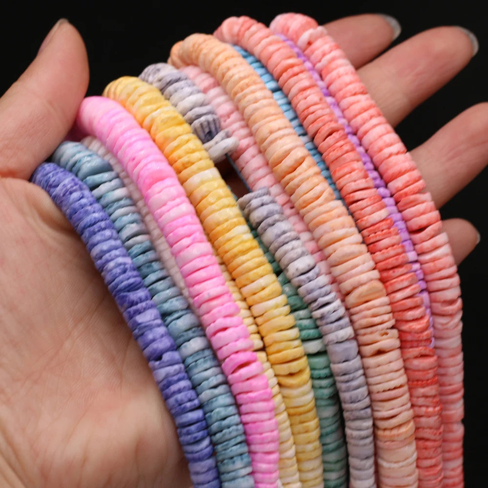 Natural Mother Of Pearl Shell Isolation Beads For Jewelry Making DIY Necklace Bracelet Earring Handiwork Sewing Craft Accessory