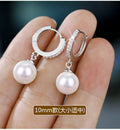 LByzHan 2020 Pearl Earrings Genuine Natural Freshwater Pearl 925 Sterling Silver Earrings Pearl Jewelry For Wemon Wedding Gift - Charlie Dolly