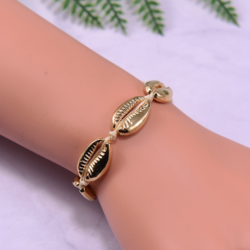 Natural Puka Shell Choker for Women Fashion Boho Collares Necklace Handmade Adjustable Wholesale Femme Accessories - Charlie Dolly