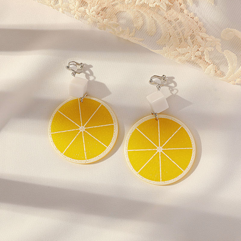 Ear Clips Without Pierced Ears Female Temperament Long Simple Ear Jewelry Thin Earrings Temperament Fashionable Exquisite - Charlie Dolly