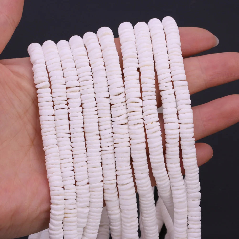 Natural Mother Of Pearl Shell Isolation Beads For Jewelry Making DIY Necklace Bracelet Earring Handiwork Sewing Craft Accessory