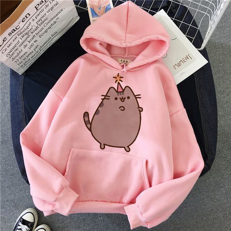 Oversized cat hoodie hotsell