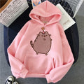 the cat hoodie women fashion kawaii korean harajuku Sweatshirt pink female 90s cartoon clothes female hood Oversized - Charlie Dolly