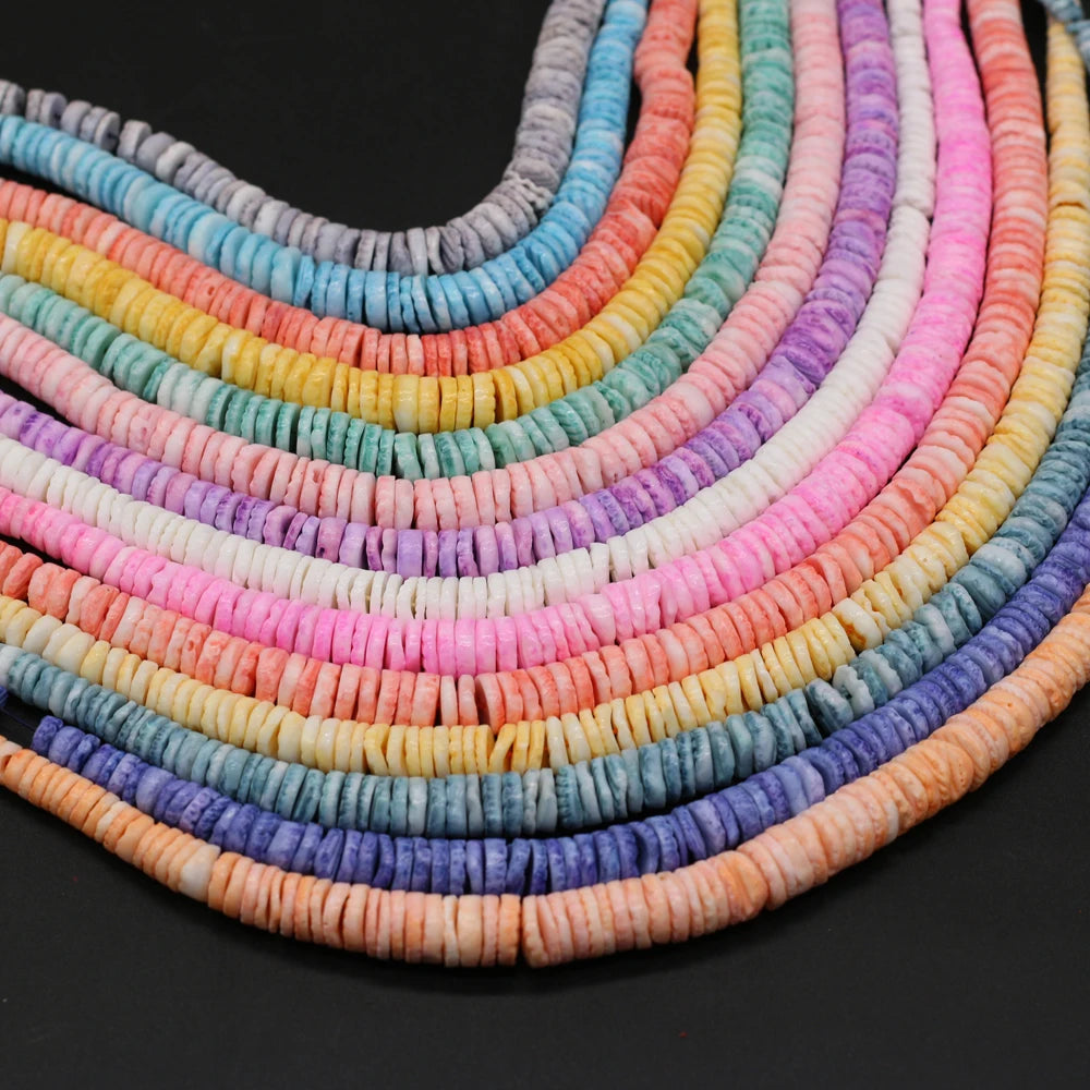 Natural Mother Of Pearl Shell Isolation Beads For Jewelry Making DIY Necklace Bracelet Earring Handiwork Sewing Craft Accessory
