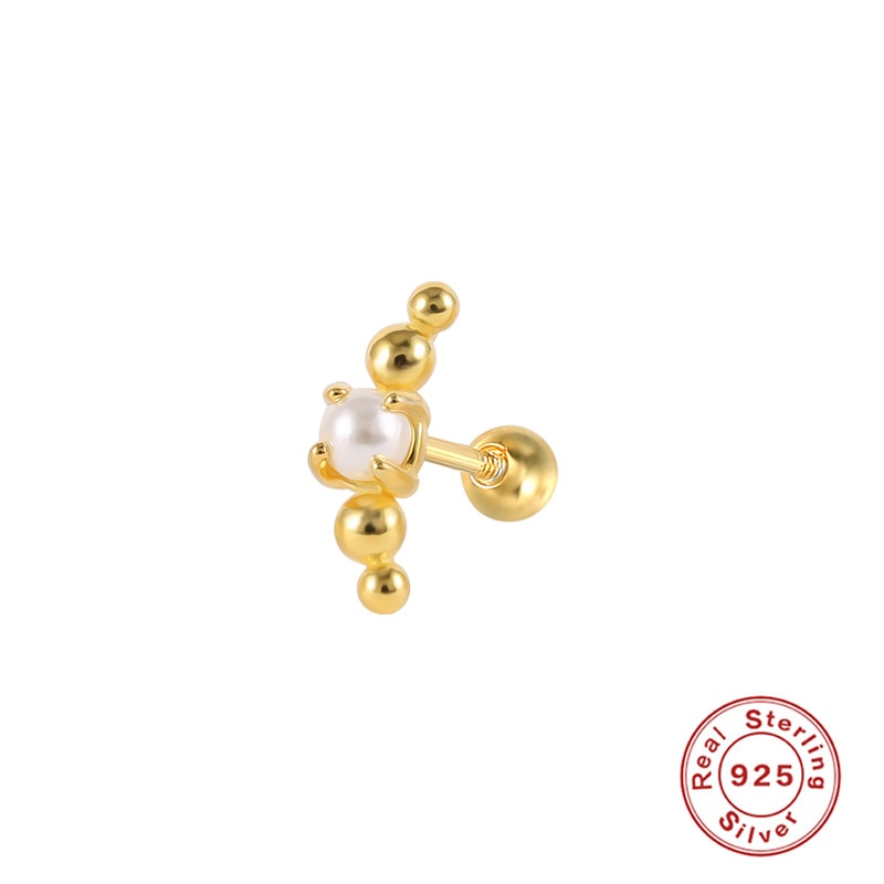 ROXI Flower Lightning Butterfly Cross Symbol Crown Eye Stud Earrings for Women Piercing Earrings Silver 925 Jewelry Pendientes - Charlie Dolly