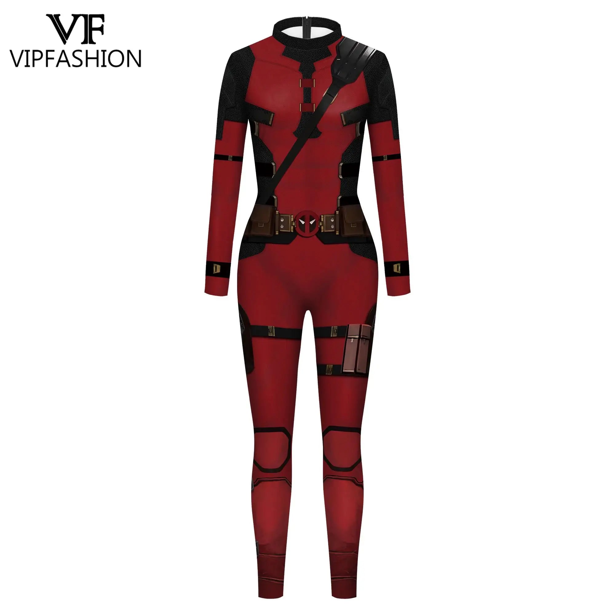 VIP FASHION Wolverine Deadpool Costume Family Matching Suit Adult Kid Zentai Bodysuit Halloween Jumpsuit Movie Fancy Party Wear - Charlie Dolly