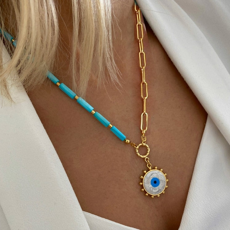 Women Fashion Exquisite Natural Shell Beaded Necklace Handmade Classic Stars Choker 2022 Christmas Gift For Friend Colliers - Charlie Dolly