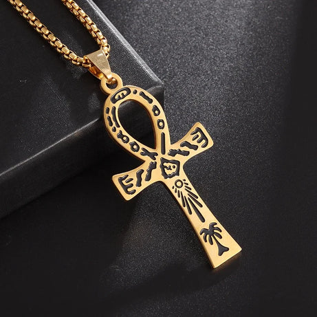 Eye of Horus Evil Eye Pendant Necklace, Ancient Egyptian Protection Amulet