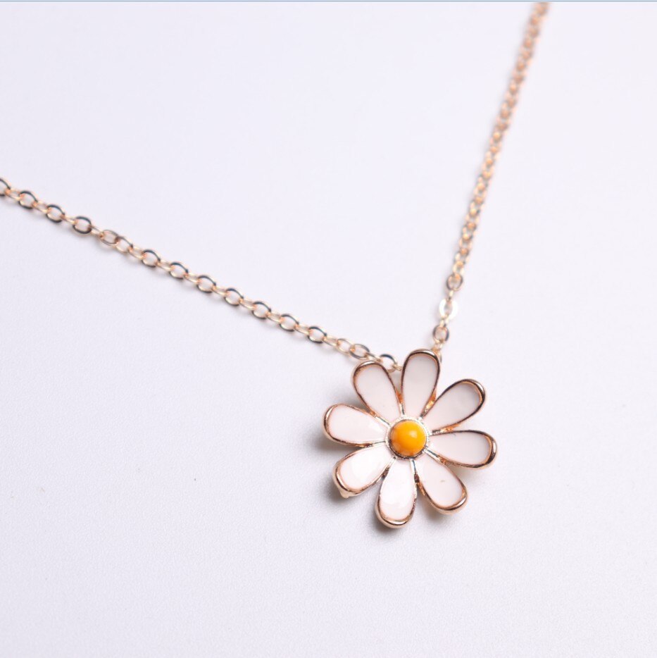 You Are My Sunshine Sunflower Necklaces Pendant For Women Gold Color Daisy Choker Necklaces Charm Jewelry Gift trending products - Charlie Dolly