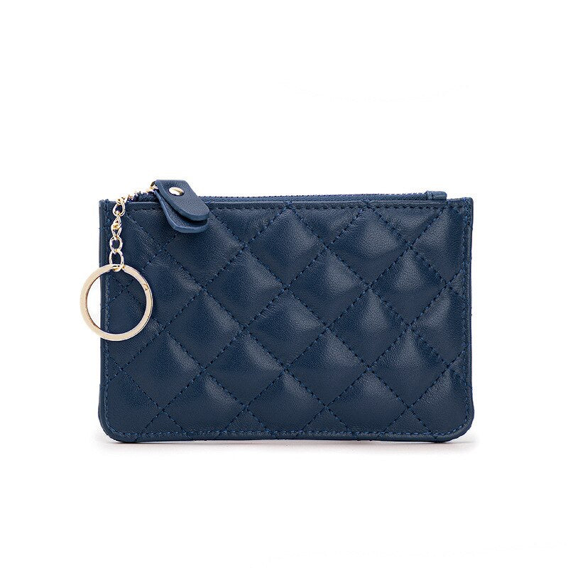 Leather Women Purse Small Wallet Change Coin Pouch Mini Zipper Money Clip Bags Children Pocket Wallets Key Holder - Charlie Dolly