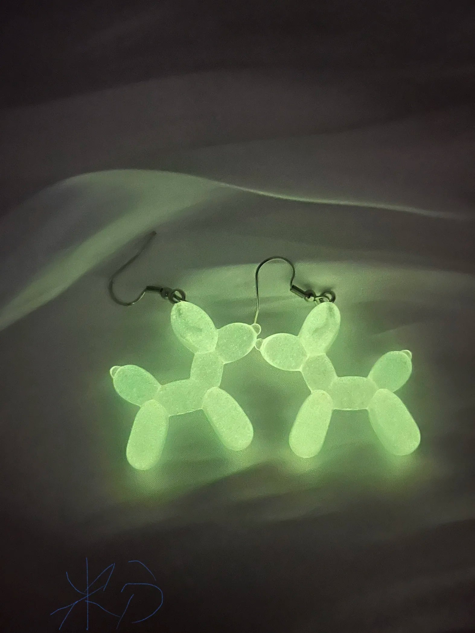 Ghost in Bottle Earrings Glow in the Dark Ghost Dangle Earrings Luminous Halloween Jewelry for Women and Girl - Charlie Dolly