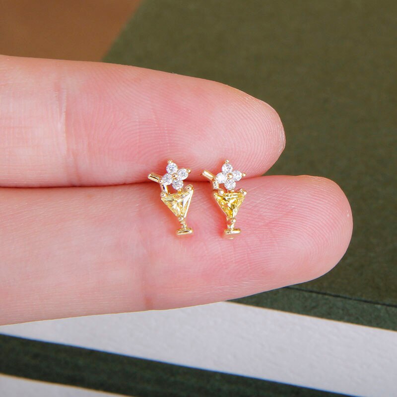 Sight Cute Opal Dolphin Earrings  Fashion Brand Jewelry Delicate Crystal Ocean Animal Stud Earrings for Women Gift - Charlie Dolly
